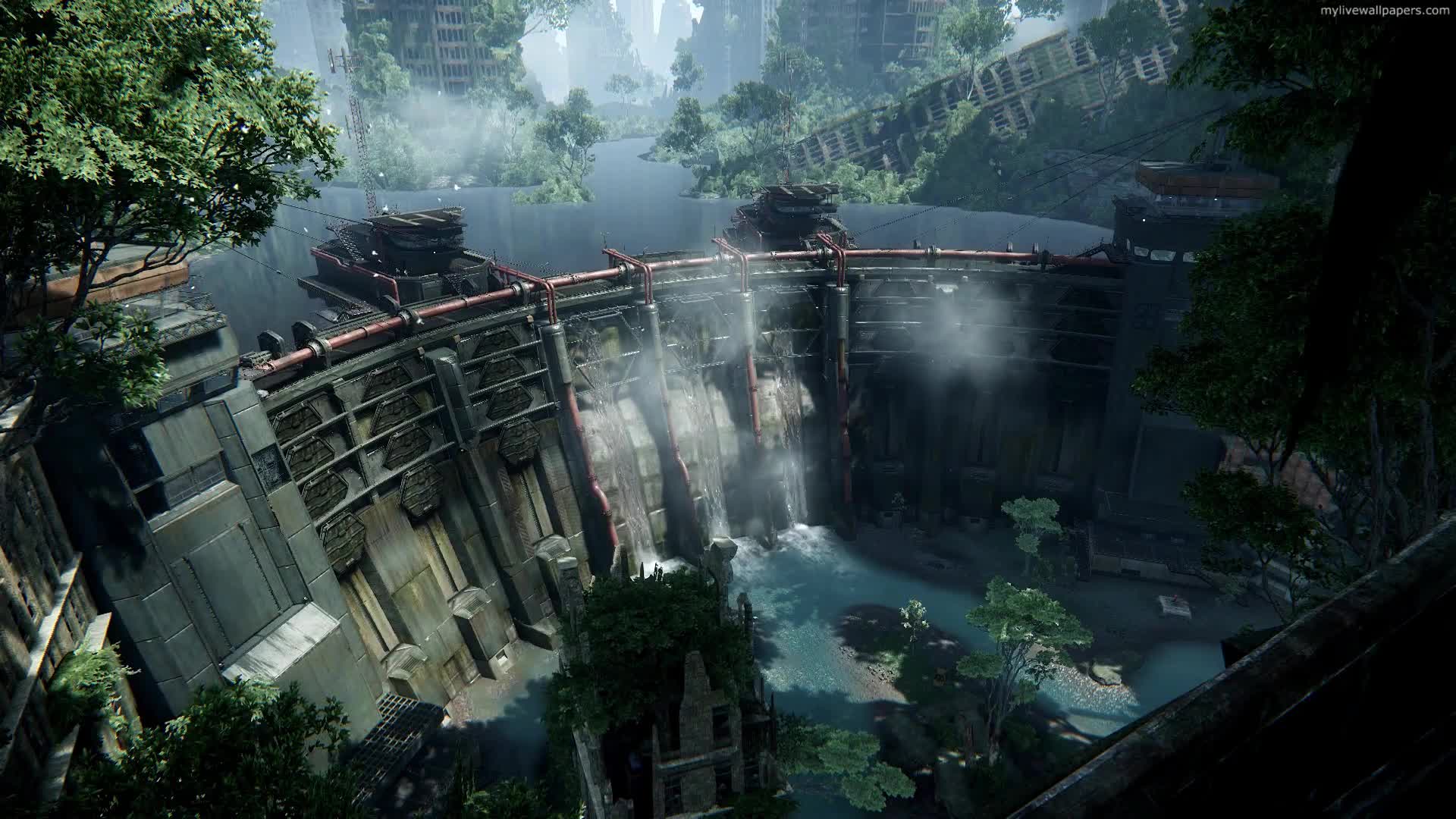 PC Hydroelectric Dam Live Wallpaper