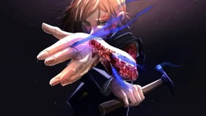 Fondo de Pantalla Animado Nobara con Martillo de Jujutsu Kaisen ? en Movimiento