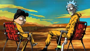 Fondo de Pantalla Animado Breaking Bad de Rick y Morty ? en Movimiento