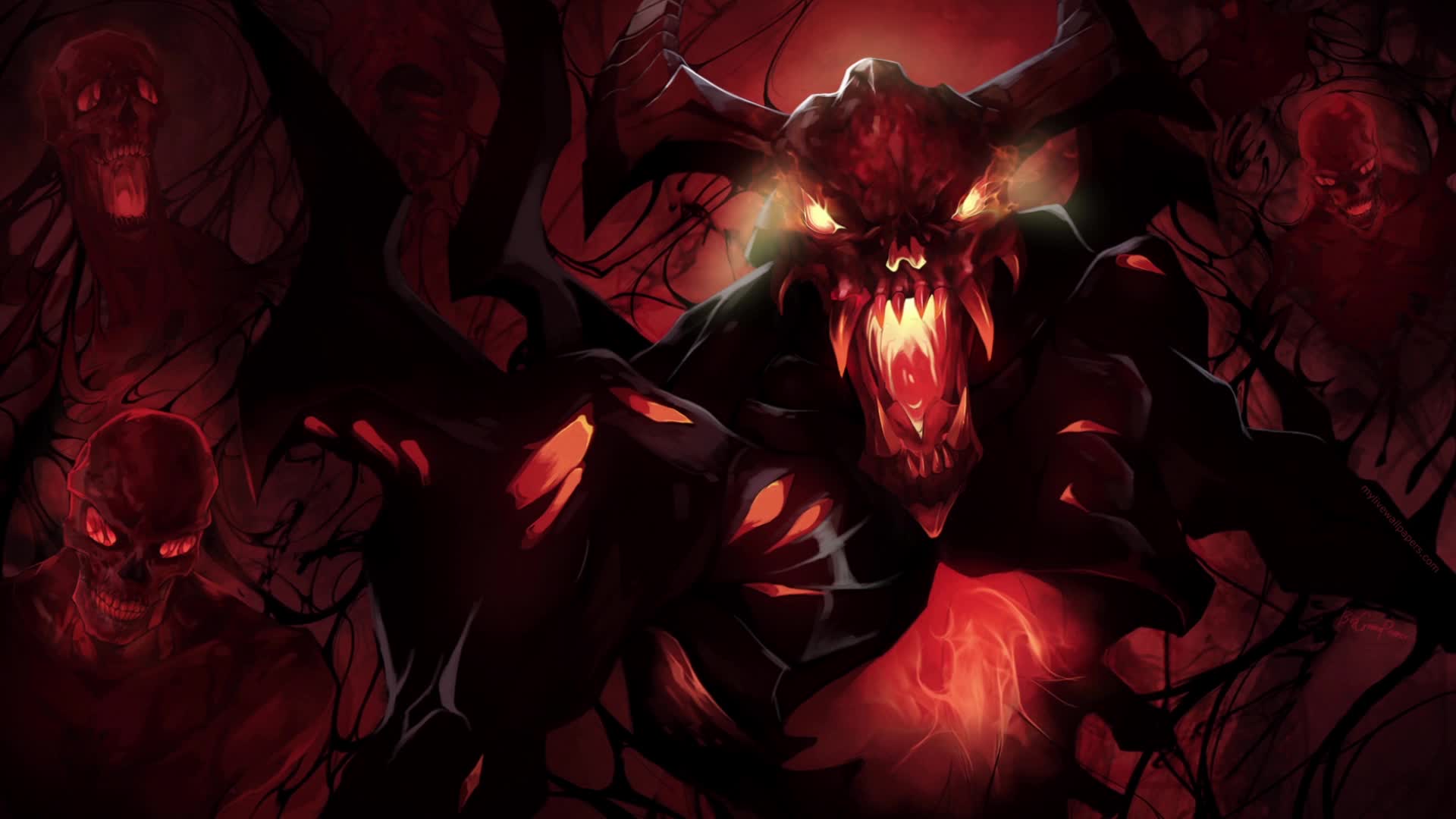 PC Dota2 Shadow Fiend Live Wallpaper