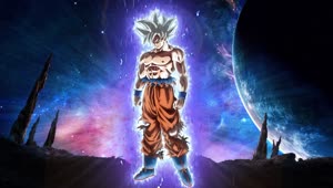 Fondo de Pantalla Animado Goku Ultra Instinto Espacio de Dragon Ball ? en Movimiento