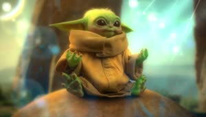 Fondo de Pantalla Animado Baby Yoda de Star Wars ? en Movimiento