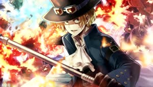 Fondo de Pantalla Animado Sabo de One Piece ? en Movimiento