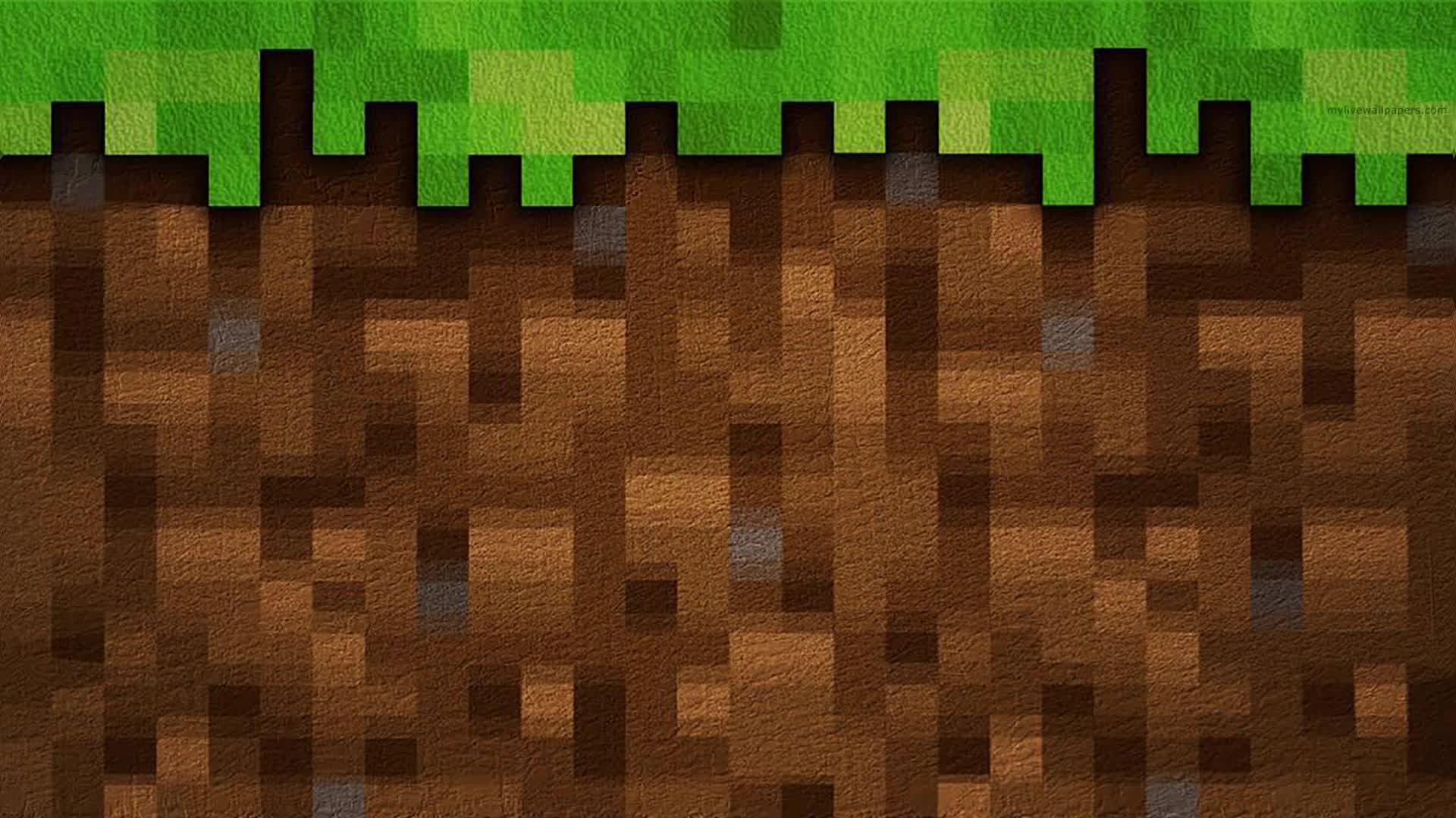 PC MineCraft Soil Live Wallpaper