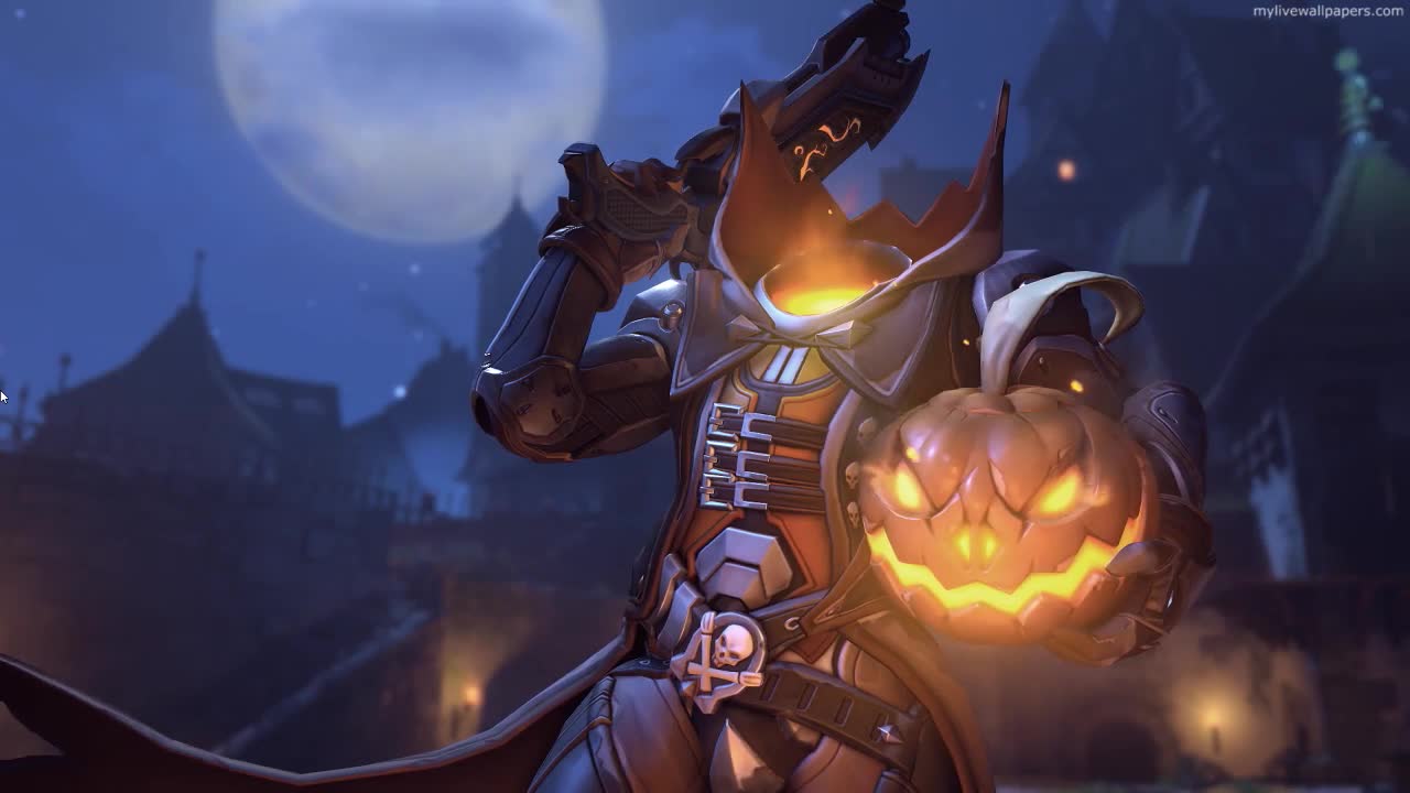 PC Reaper OW Halloween Live Wallpaper