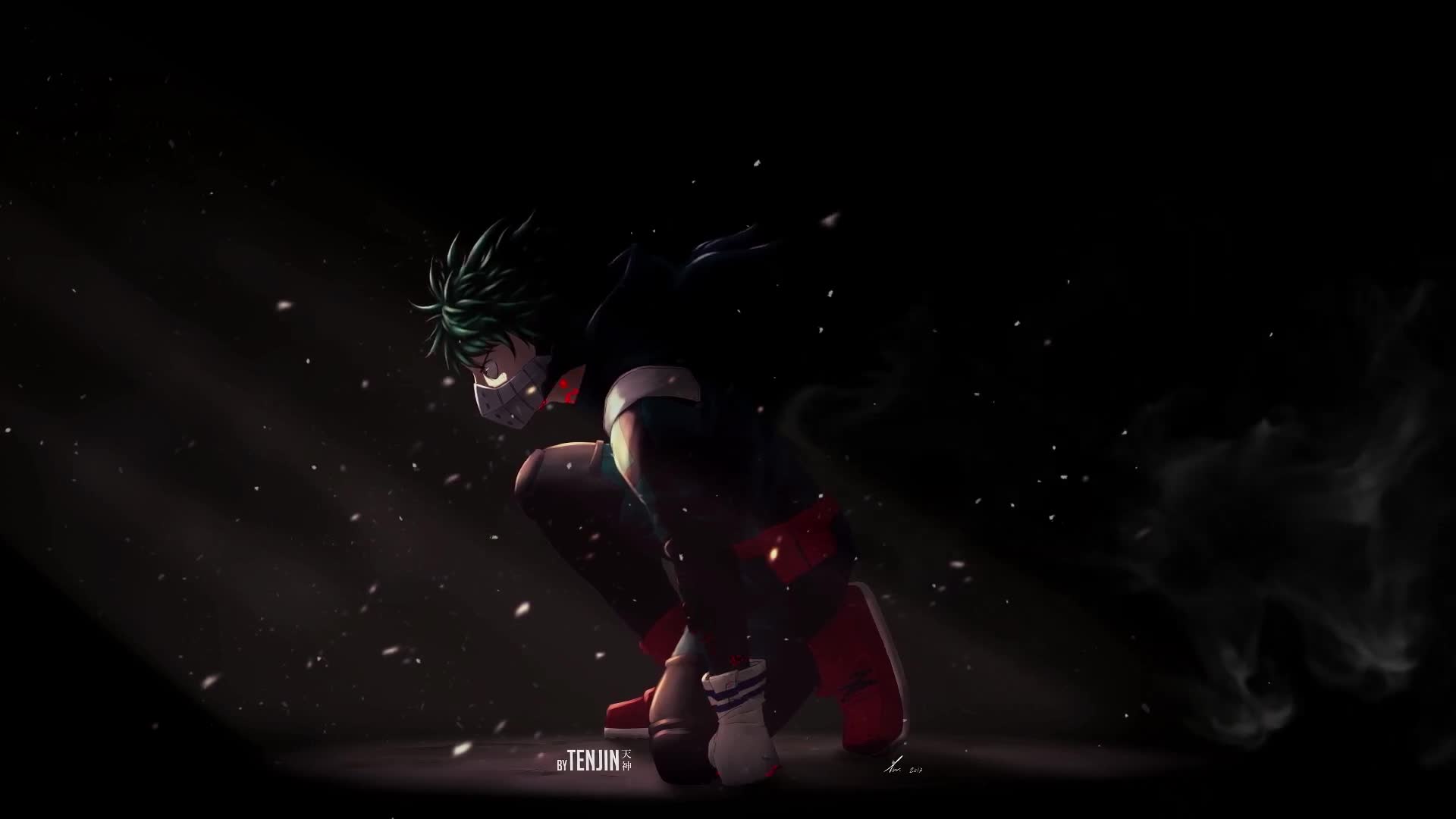 Fondo de Pantalla Animado Midoriya de My Hero Academia ⭐️ en Movimiento
