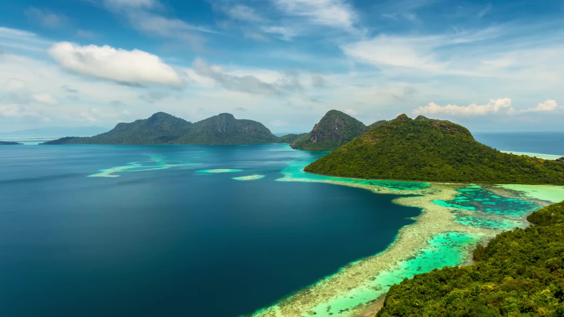 PC Cluster Islands Live Wallpaper