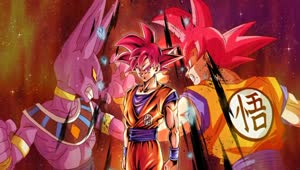 Fondo de Pantalla Animado Goku SSG de Dragon Ball ✅ en Movimiento