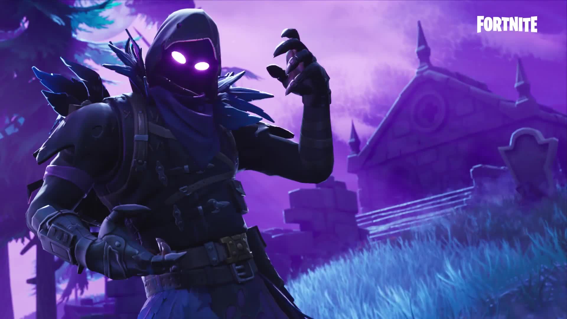 Fondo de Pantalla Animado Raven de Fortnite ☣️ en Movimiento