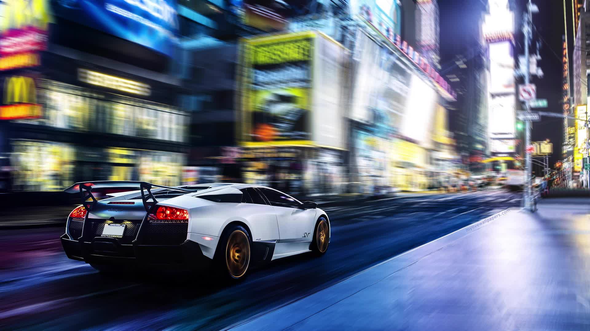PC Lambo NYC Live Wallpaper