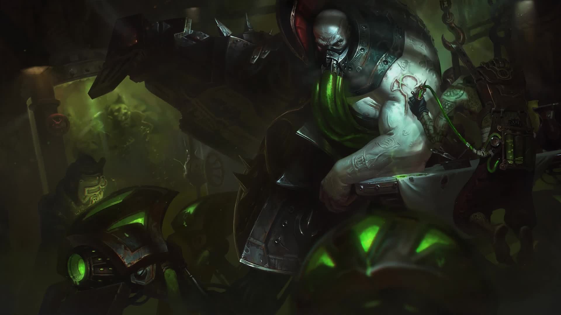 Fondo de Pantalla Animado Urgot de League of Legends ☣️ en Movimiento