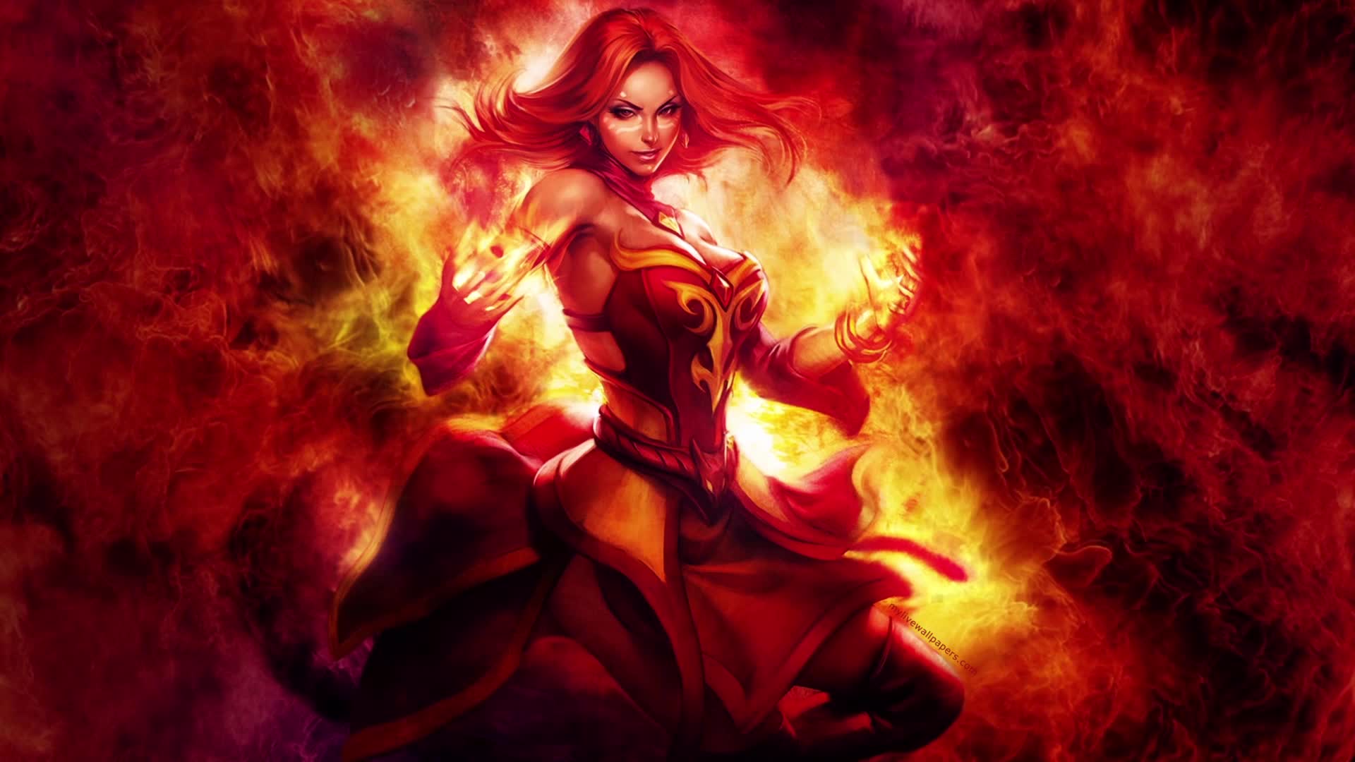 PC Dota2 Lina Live Wallpaper live wallpaper
