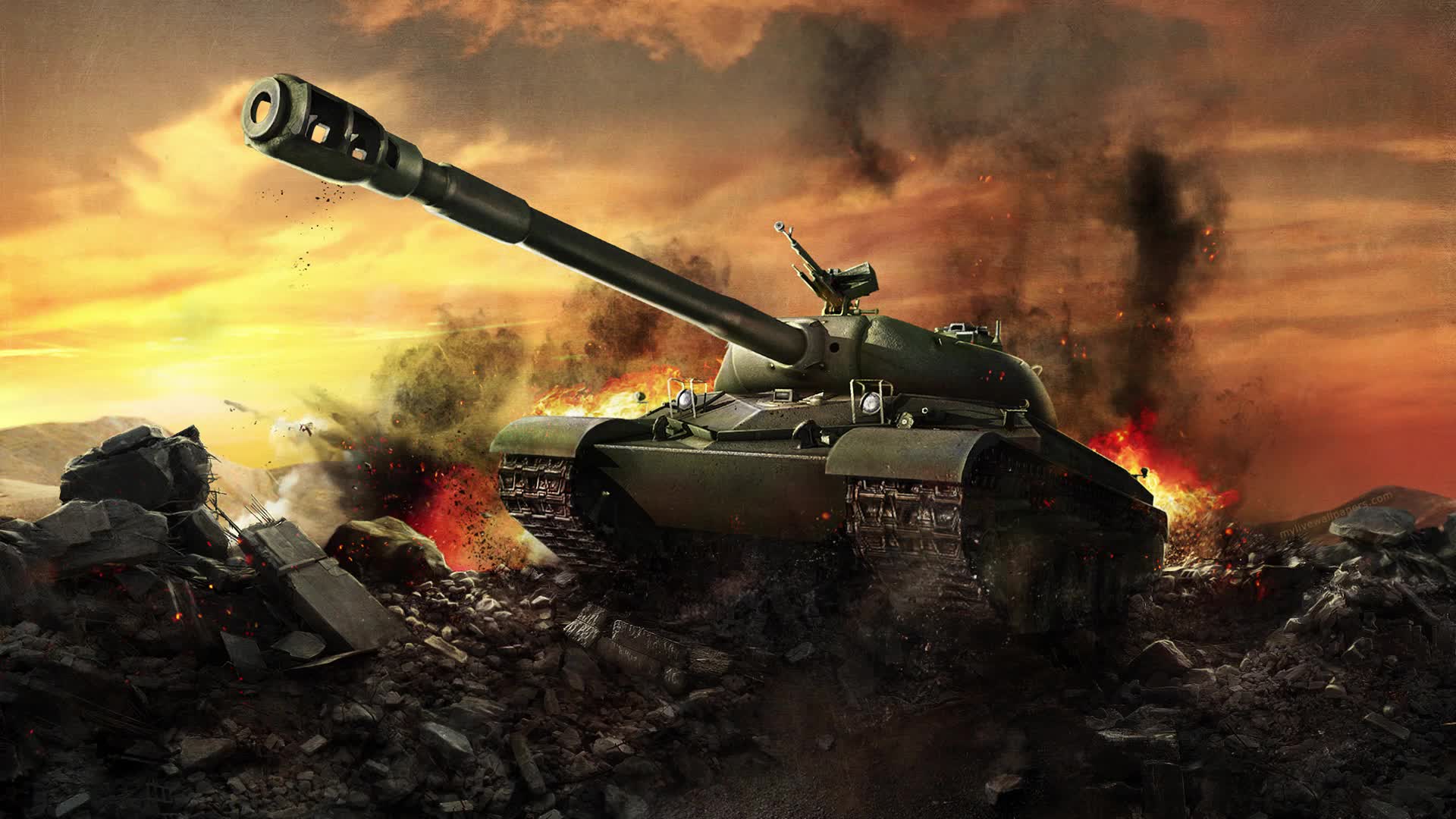 PC World of Tanks Live Wallpaper