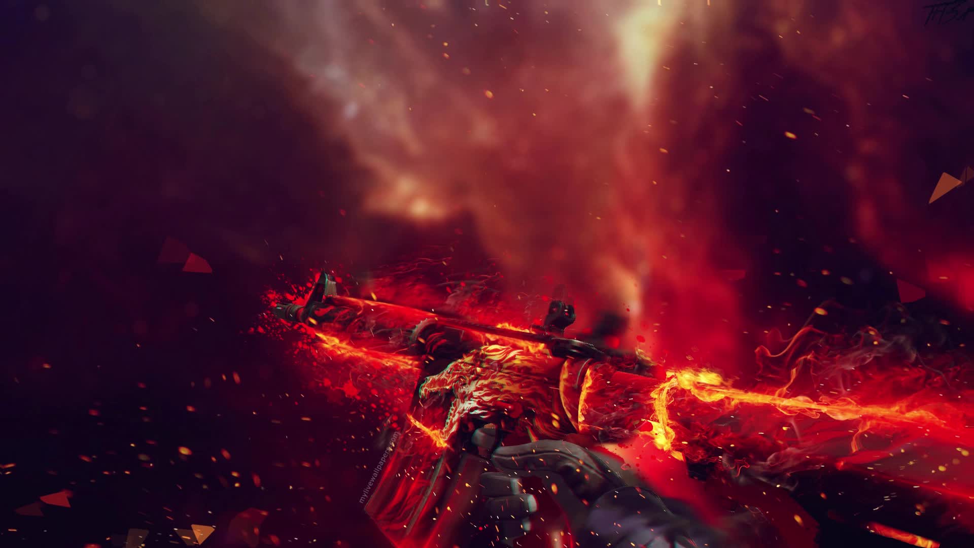 PC CSGO Rifle Live Wallpaper