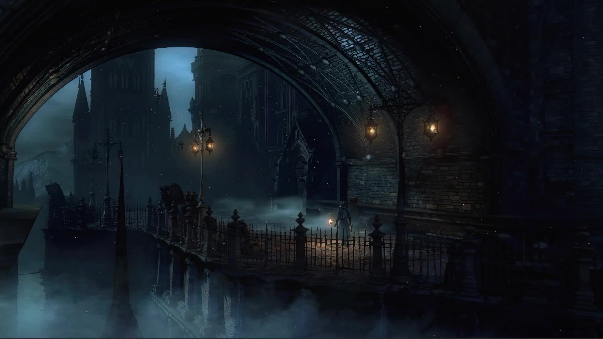 Bloodborne Streets of Yarnam Live Wallpaper For PC