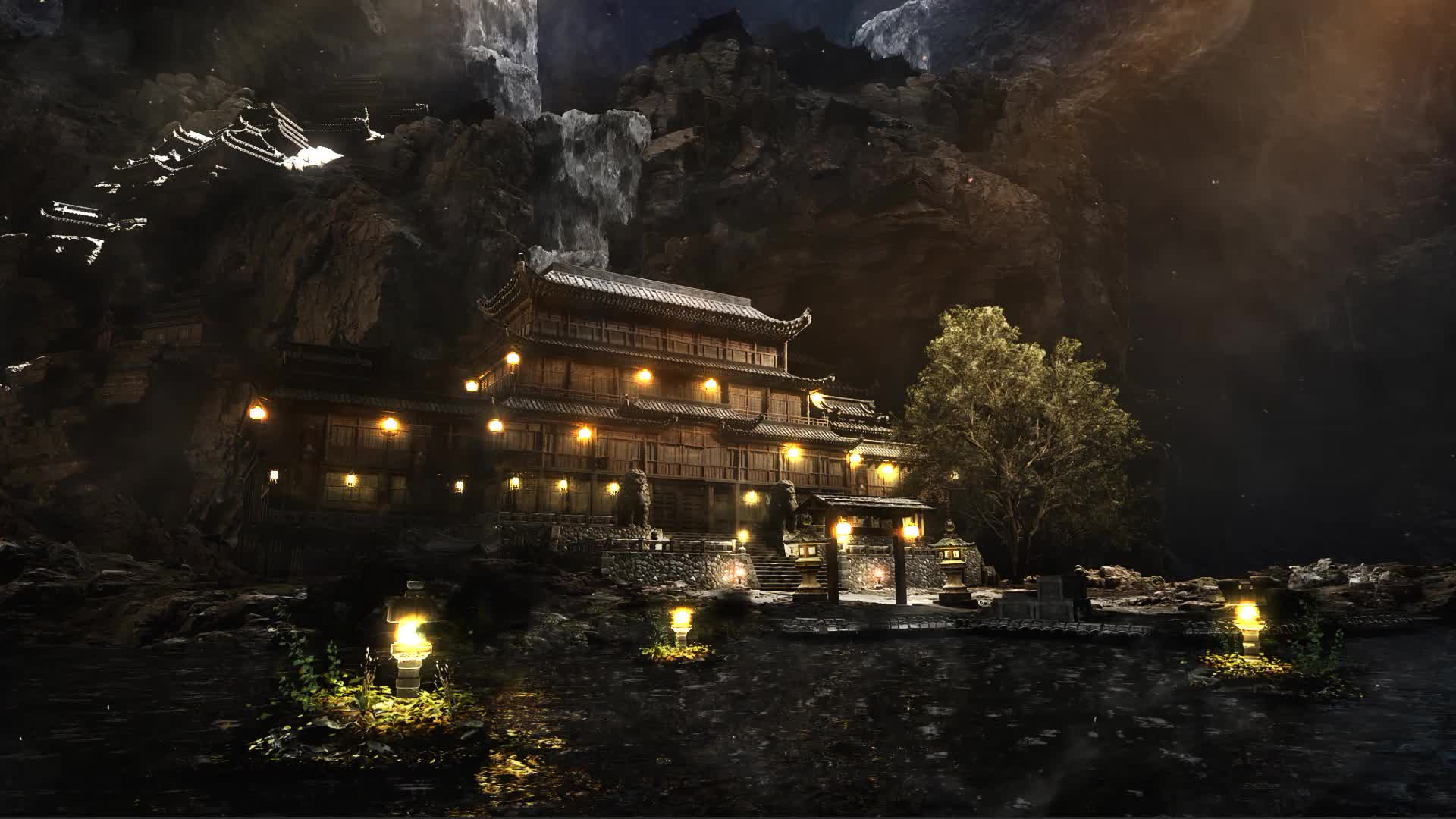 Hidden Asian Architecture Live Wallpaper For PC