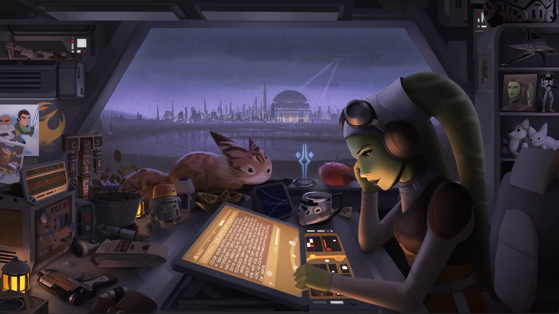 Star Wars Lofi Hera Live Wallpaper For PC