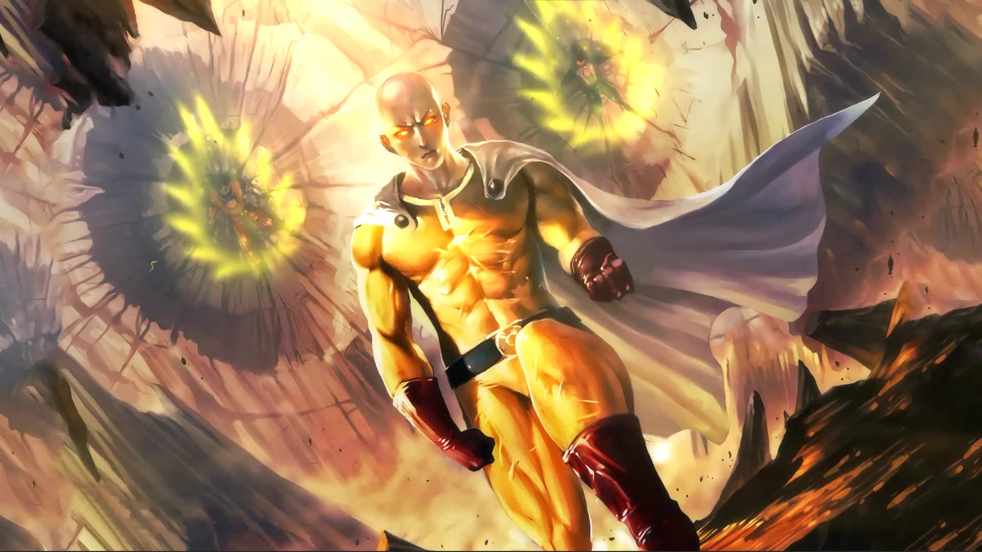 PC Saitama VS Goku Vegeta Live Wallpaper