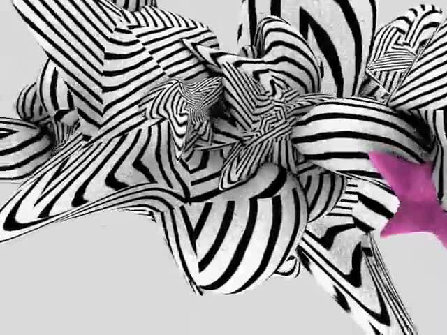 Stock Striped Blobs Live Wallpaper