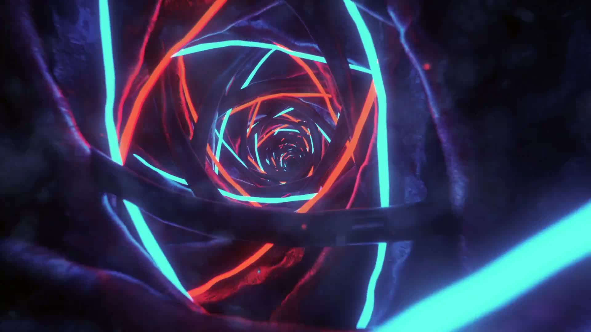 Stock Warm Neon Birth Live Wallpaper
