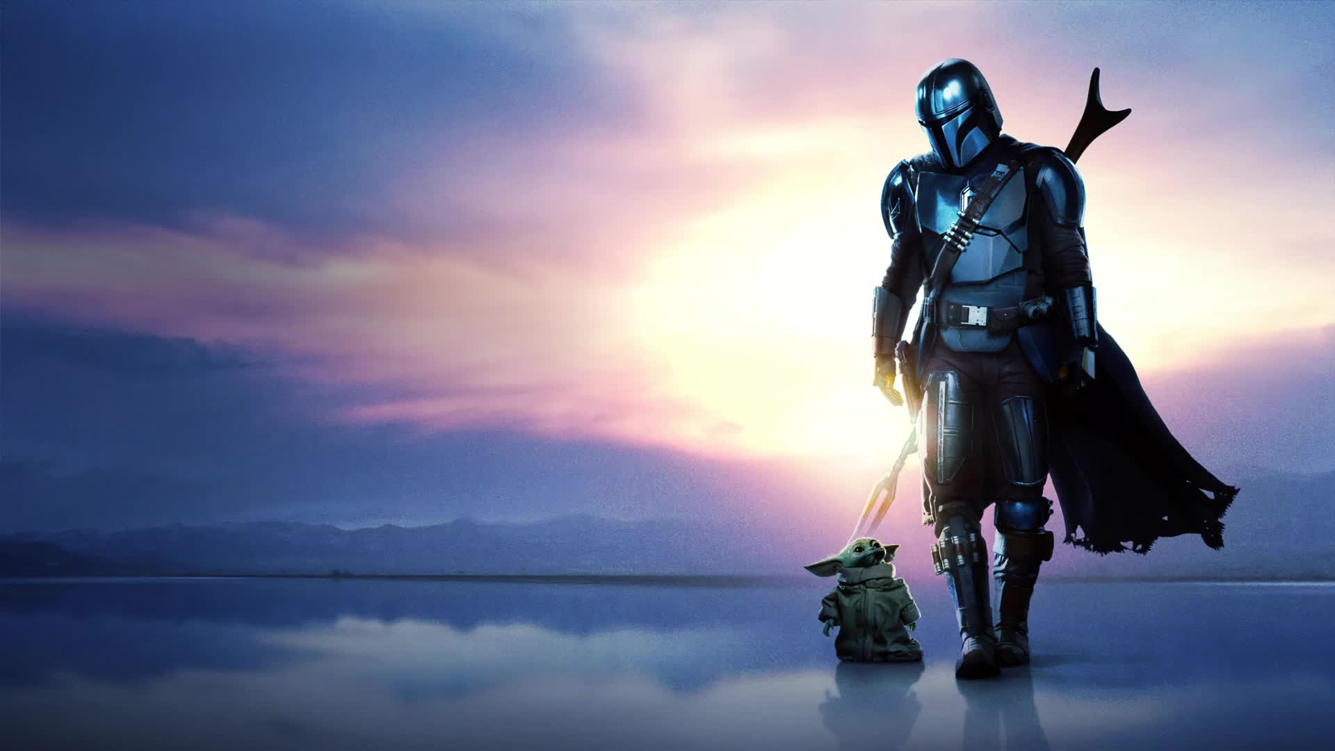 Live Wallpaper HD The Mandalorian and Baby Yoda
