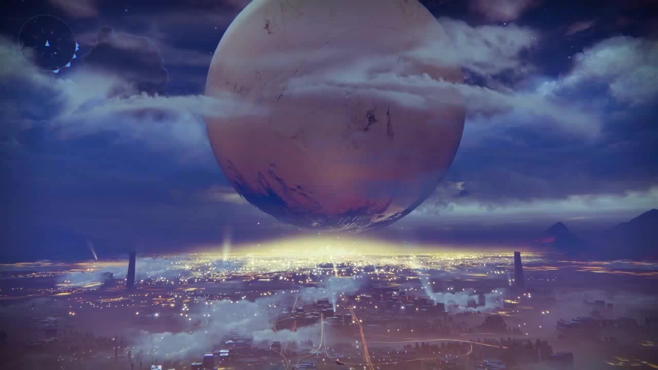 Destiny Home Base Night live wallpaper