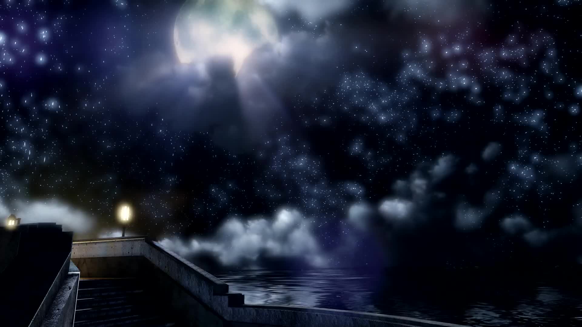 DreamScene Live Wallpaper Bioshock Infinite Moon A 1080p DualMonitor