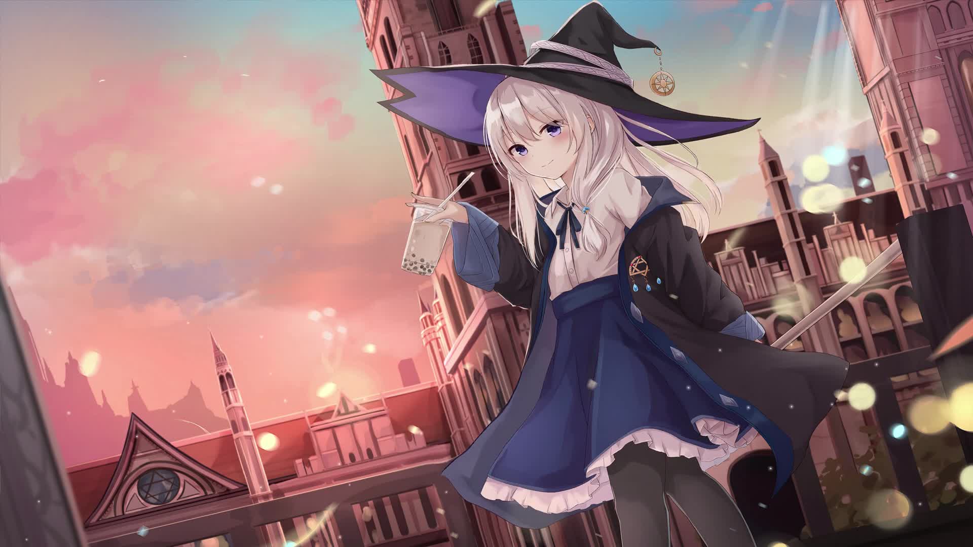 Live Wallpaper HD Wandering Witch The Journey of Elaina Majo no Tabitabi