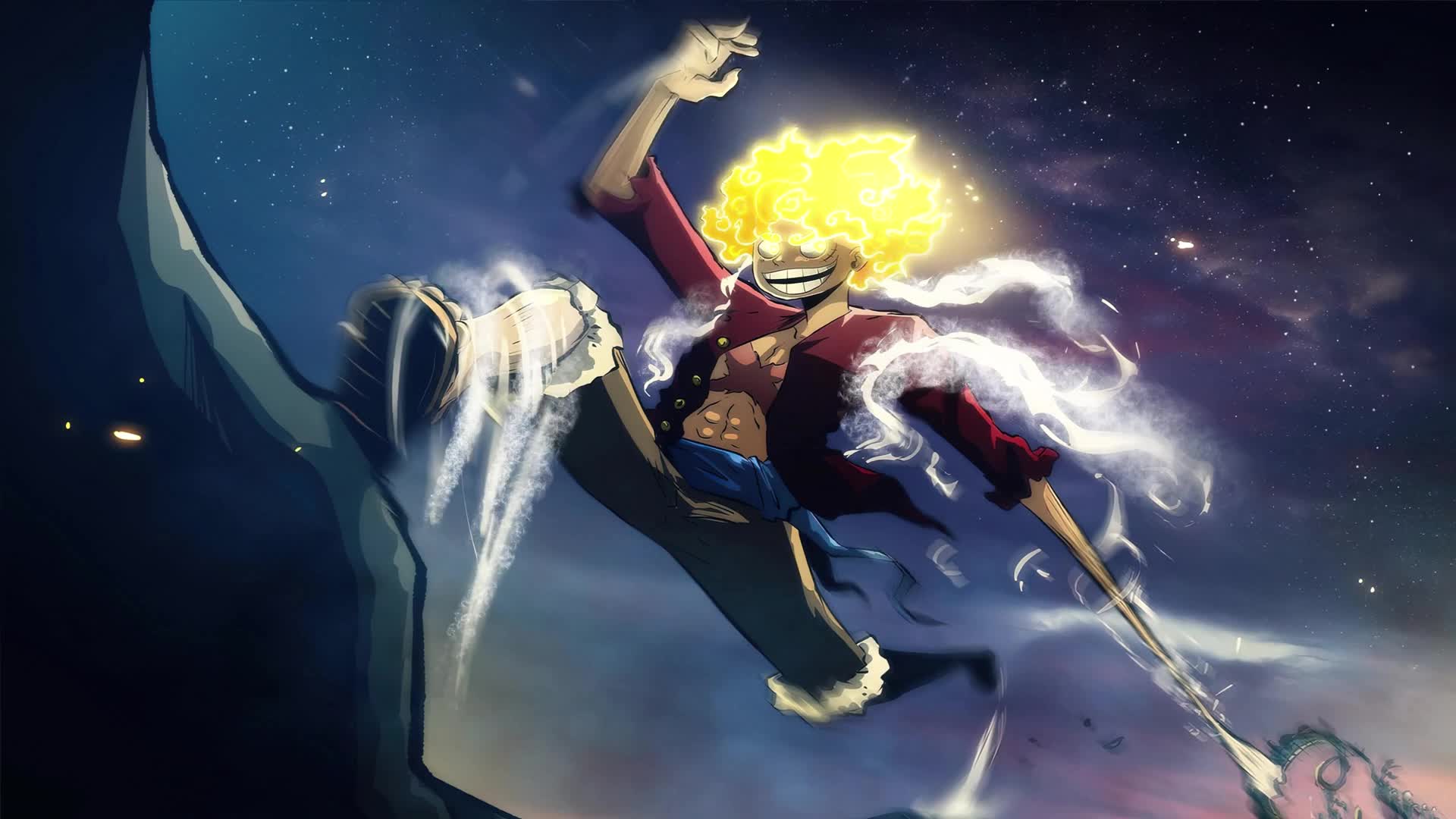 Live Wallpaper HD Luffy Gear 5