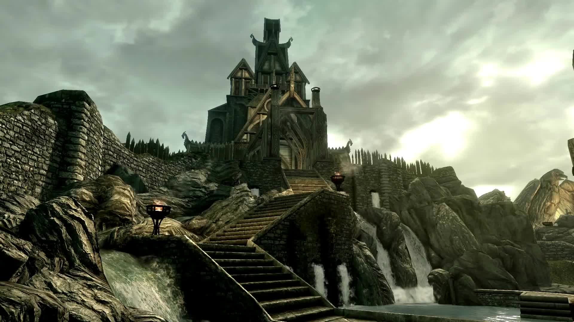 DreamScene Live Wallpaper Skyrim Whiterun