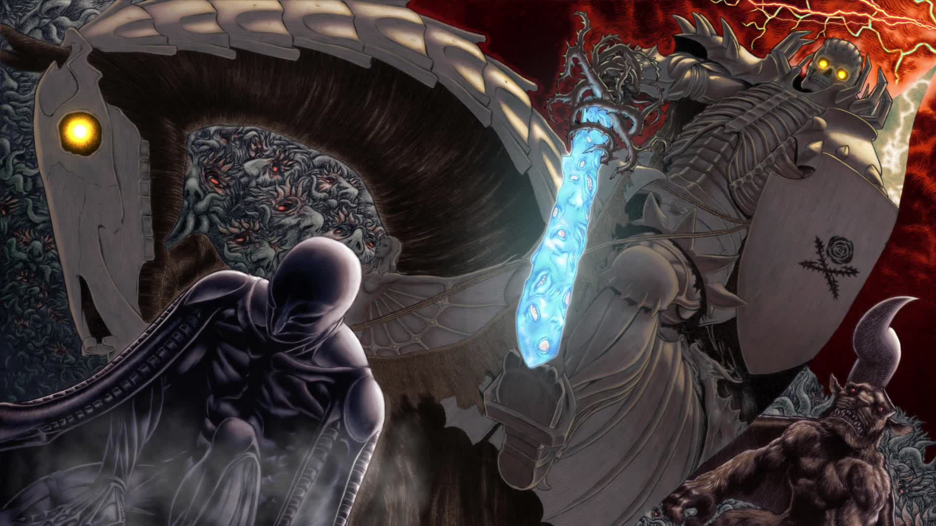 Live Wallpaper HD Skull Knight Berserk