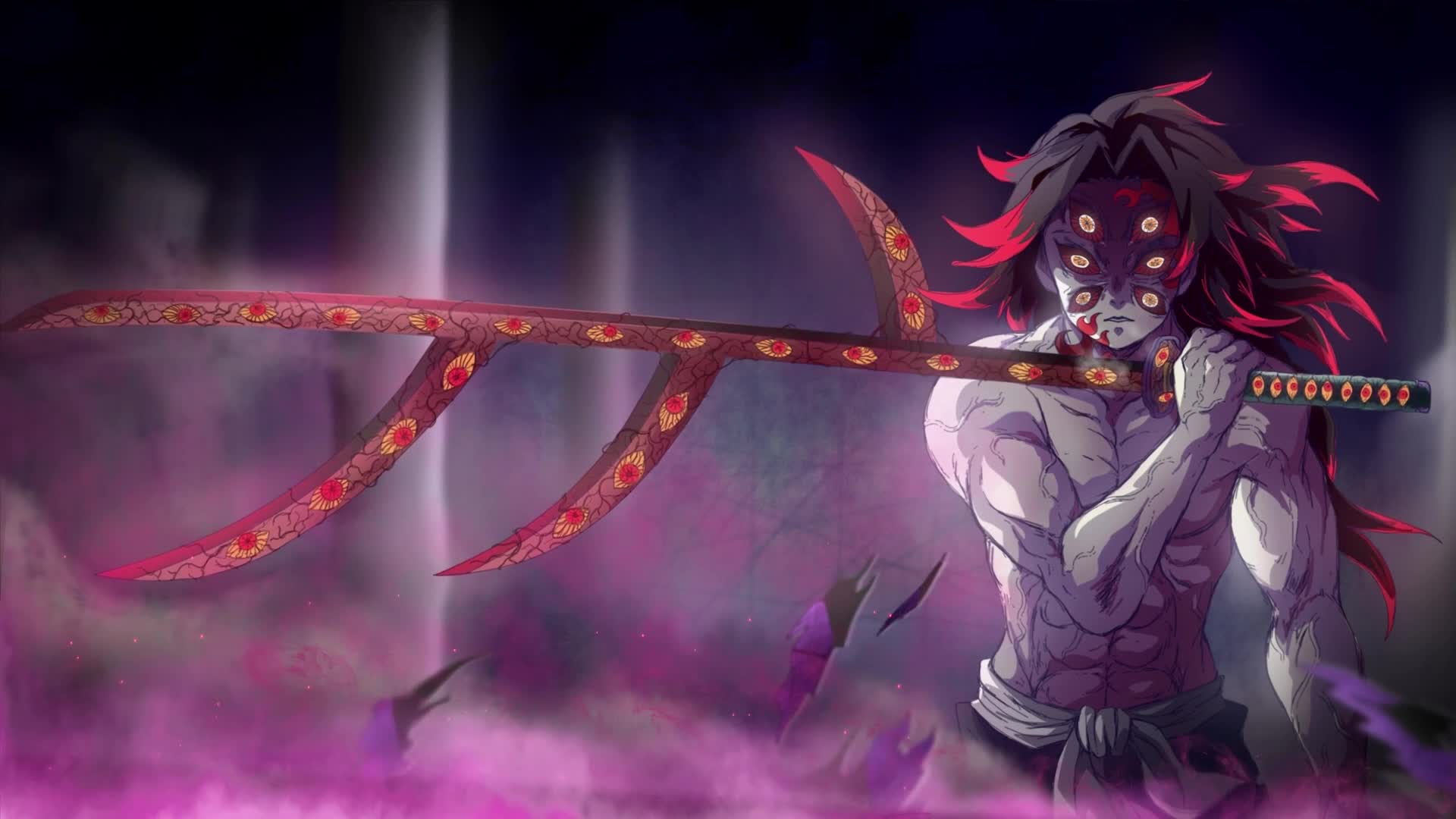 Live Wallpaper HD Kokushibo Demon Slayer