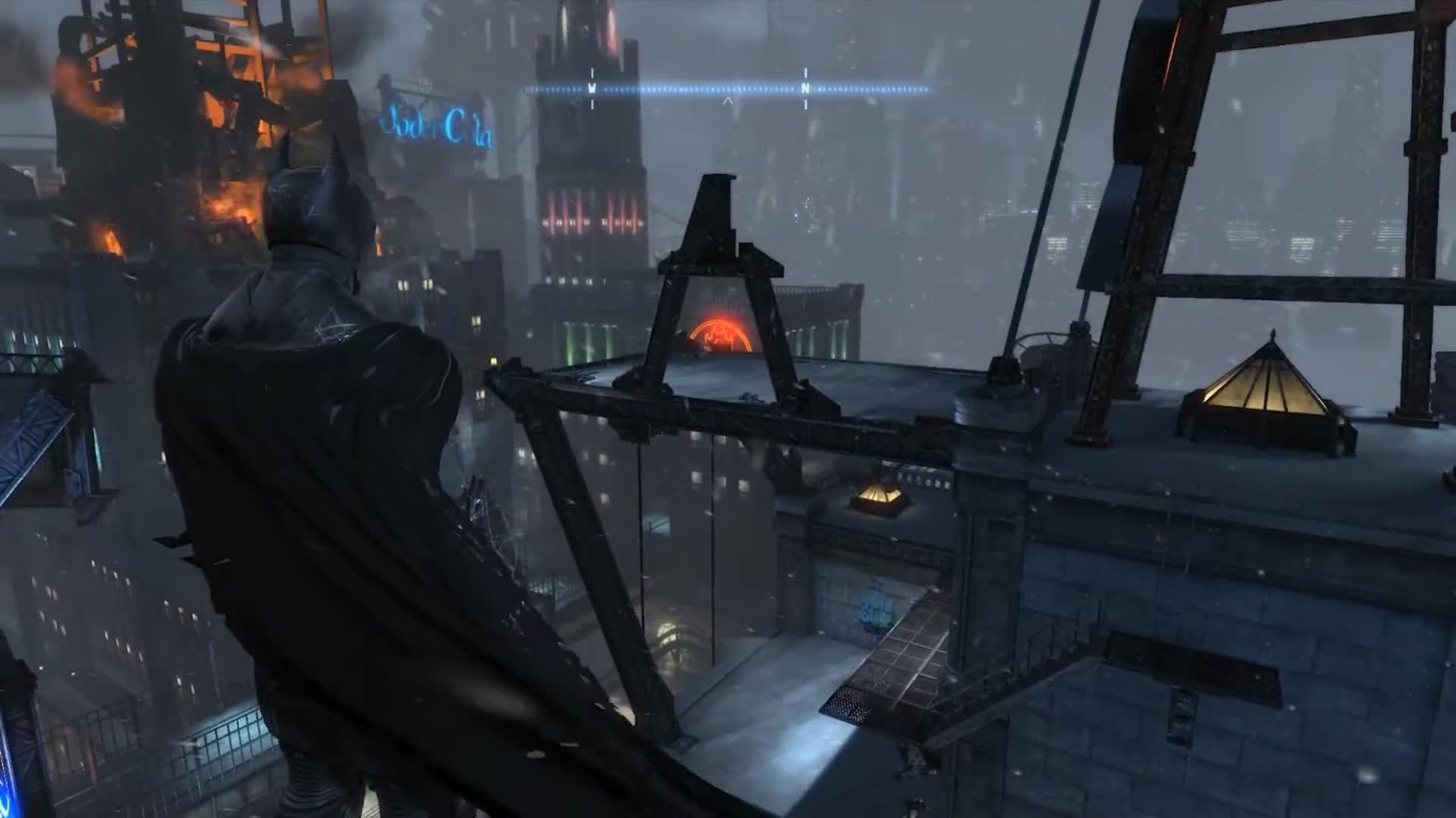 Batman Arkham Origins City View Live Wallpaper 1080p