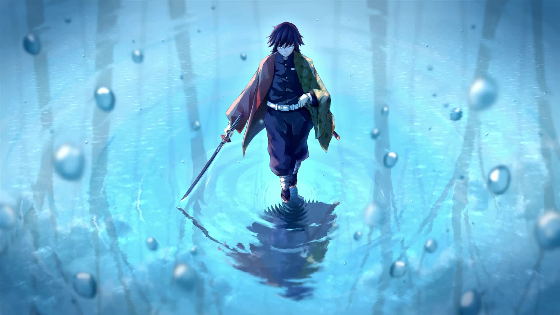 Live Wallpaper HD Giyu Tomioka Demon Slayer