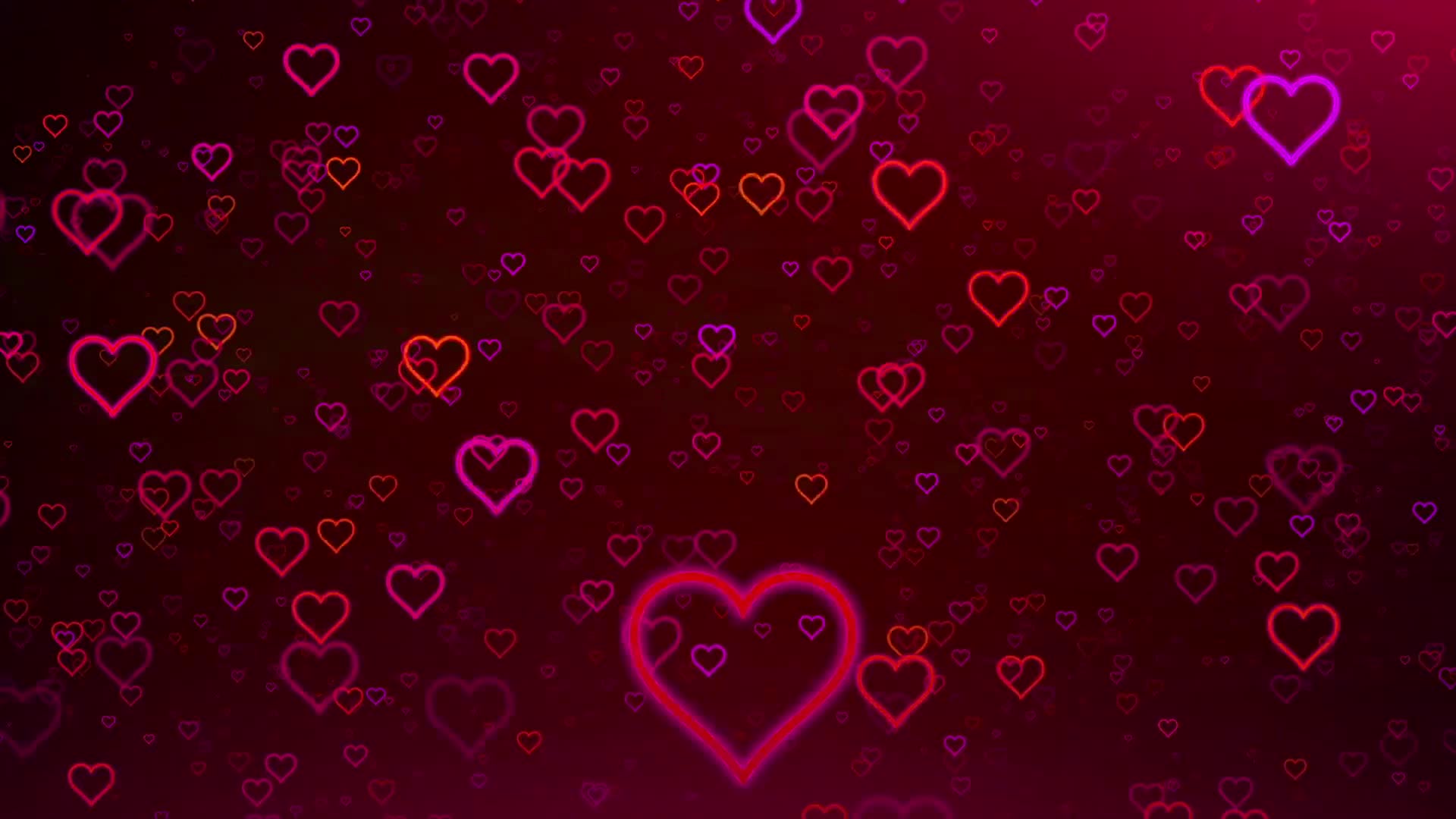 HD Romantic Motion Backgrounds For Edits Free Video Background Loops Flying hearts Loop