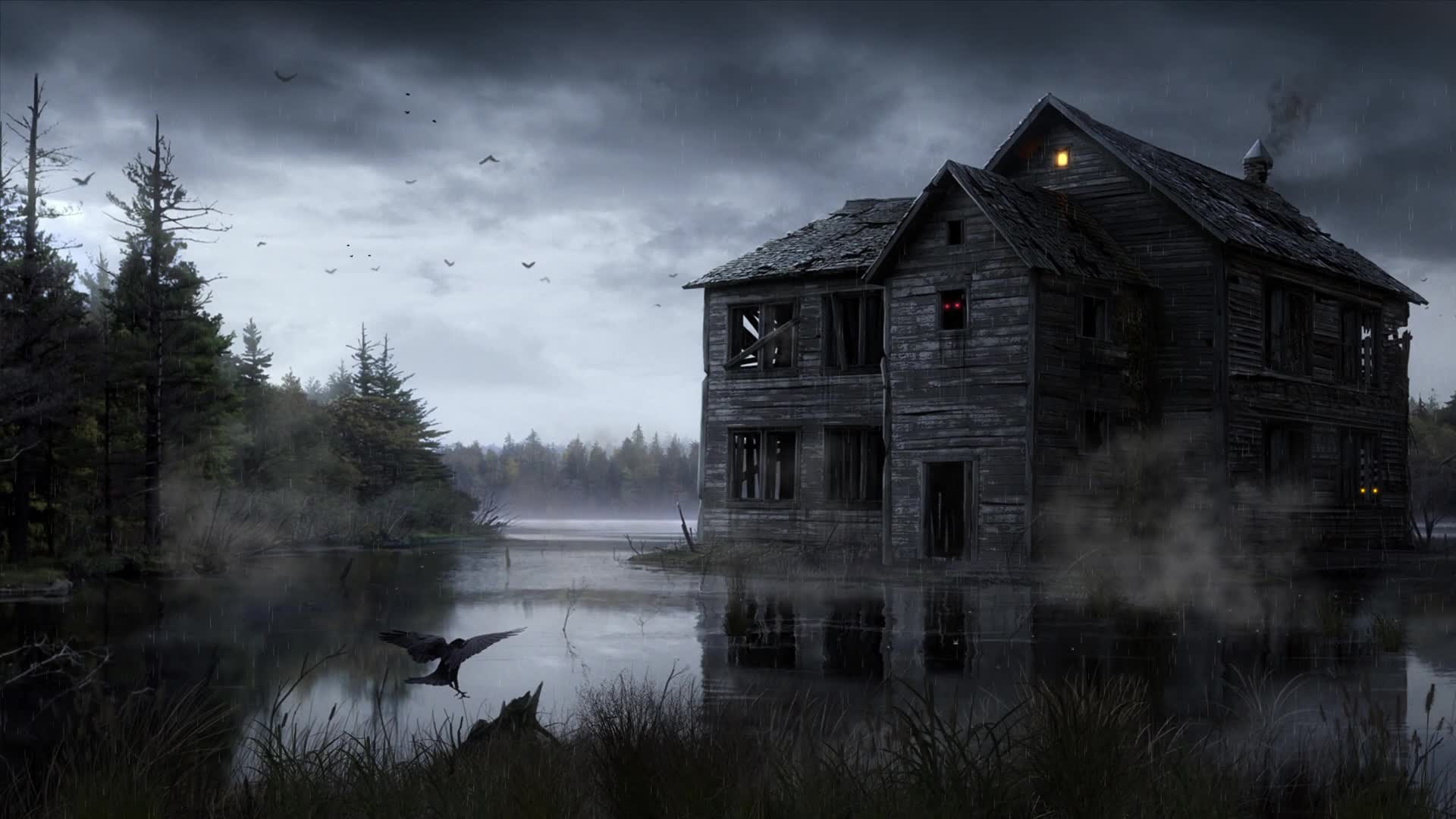 Live Wallpaper HD Haunted House live wallpaper