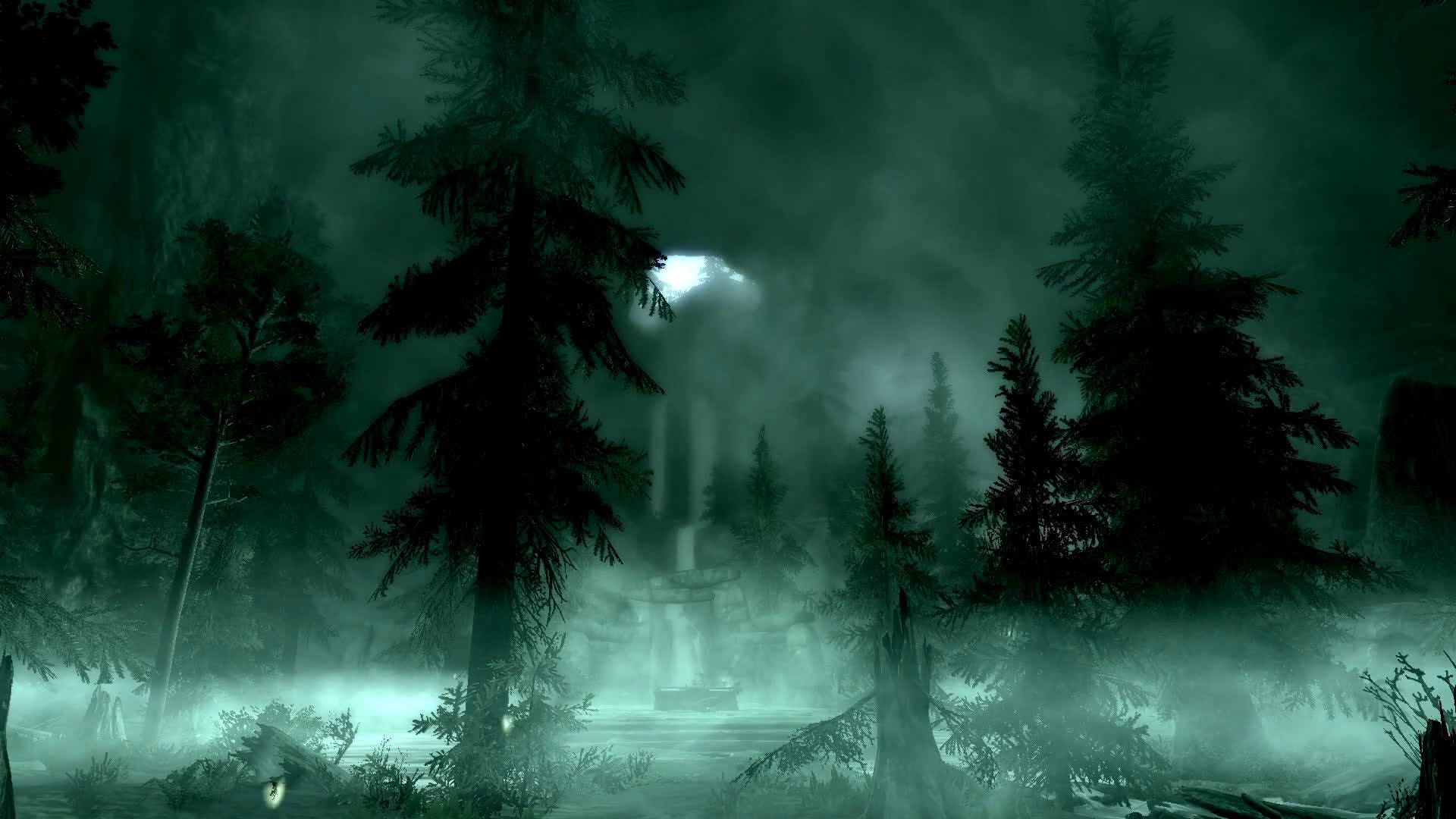 Live Wallpaper Skyrim Cave 1 1080p