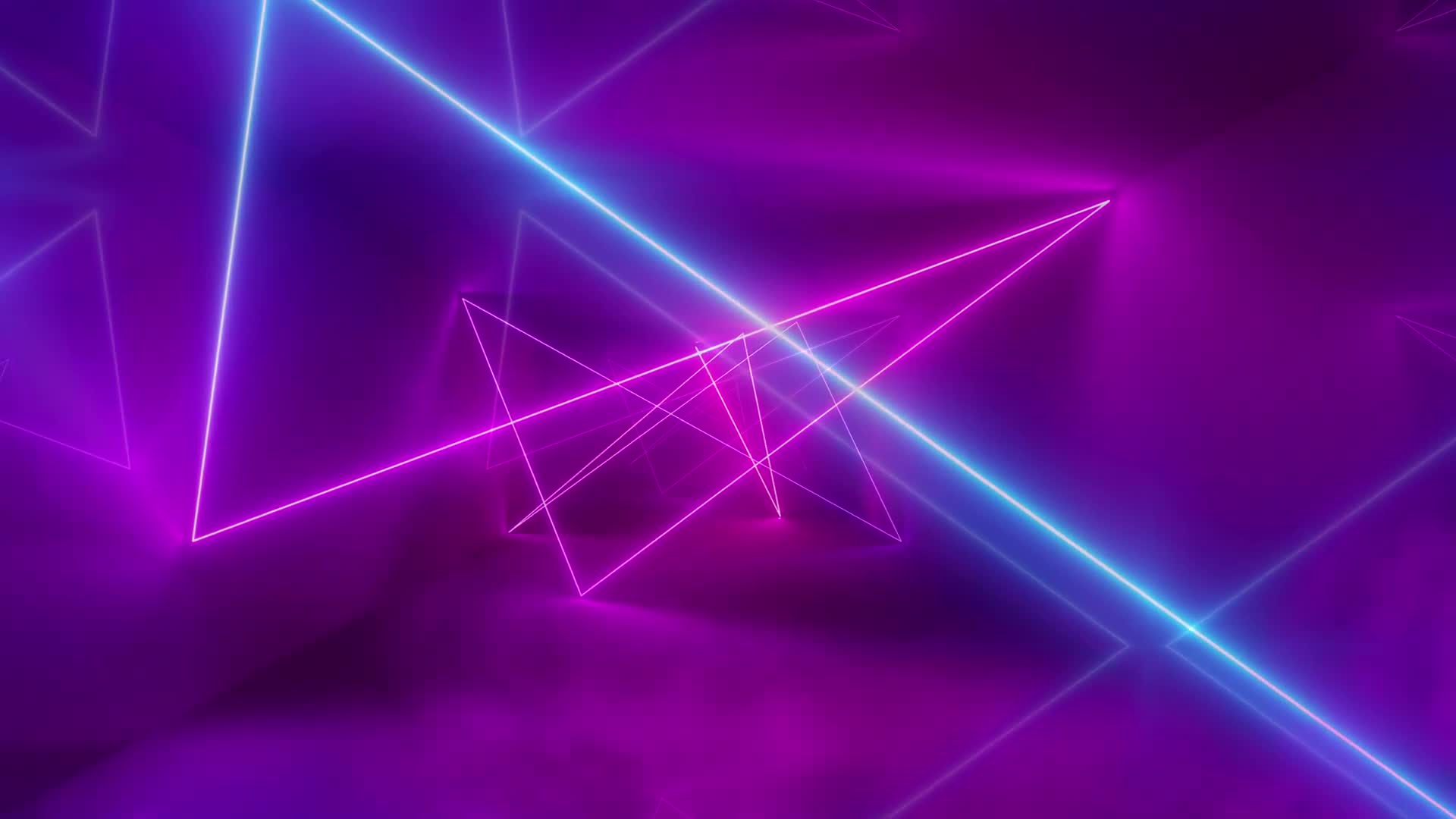 Live Wallpaper HD Hypnotic Neon Tunnel