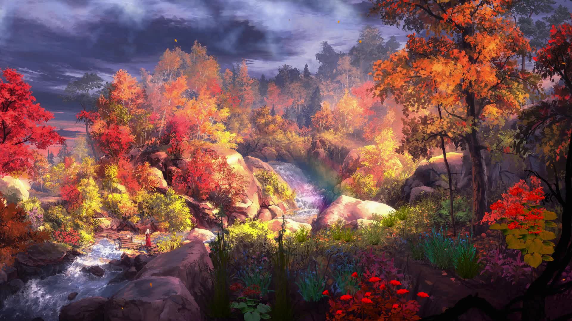 Live Walllpaper HD Woods Landscape