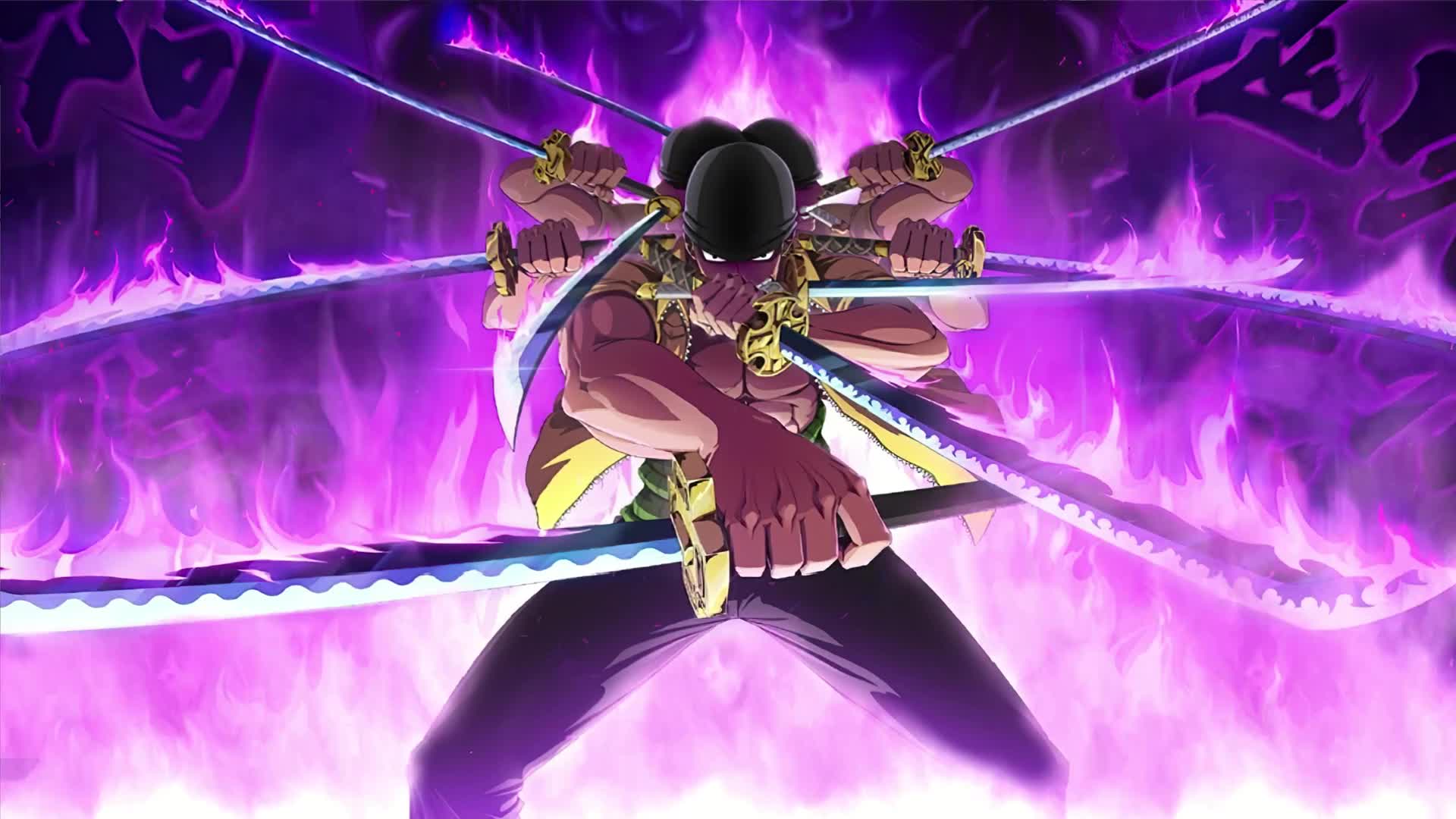 Live Wallpaper HD Zoro Nine Sword Style