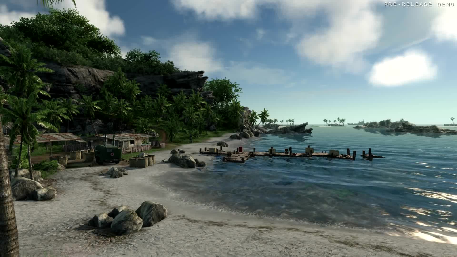 DreamScene Live Wallpaper Crysis Beach 1a 1080p DualMonitor