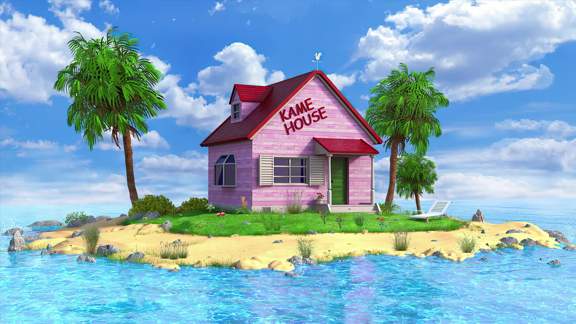Live Wallpaper HD Kame House Dragon Ball
