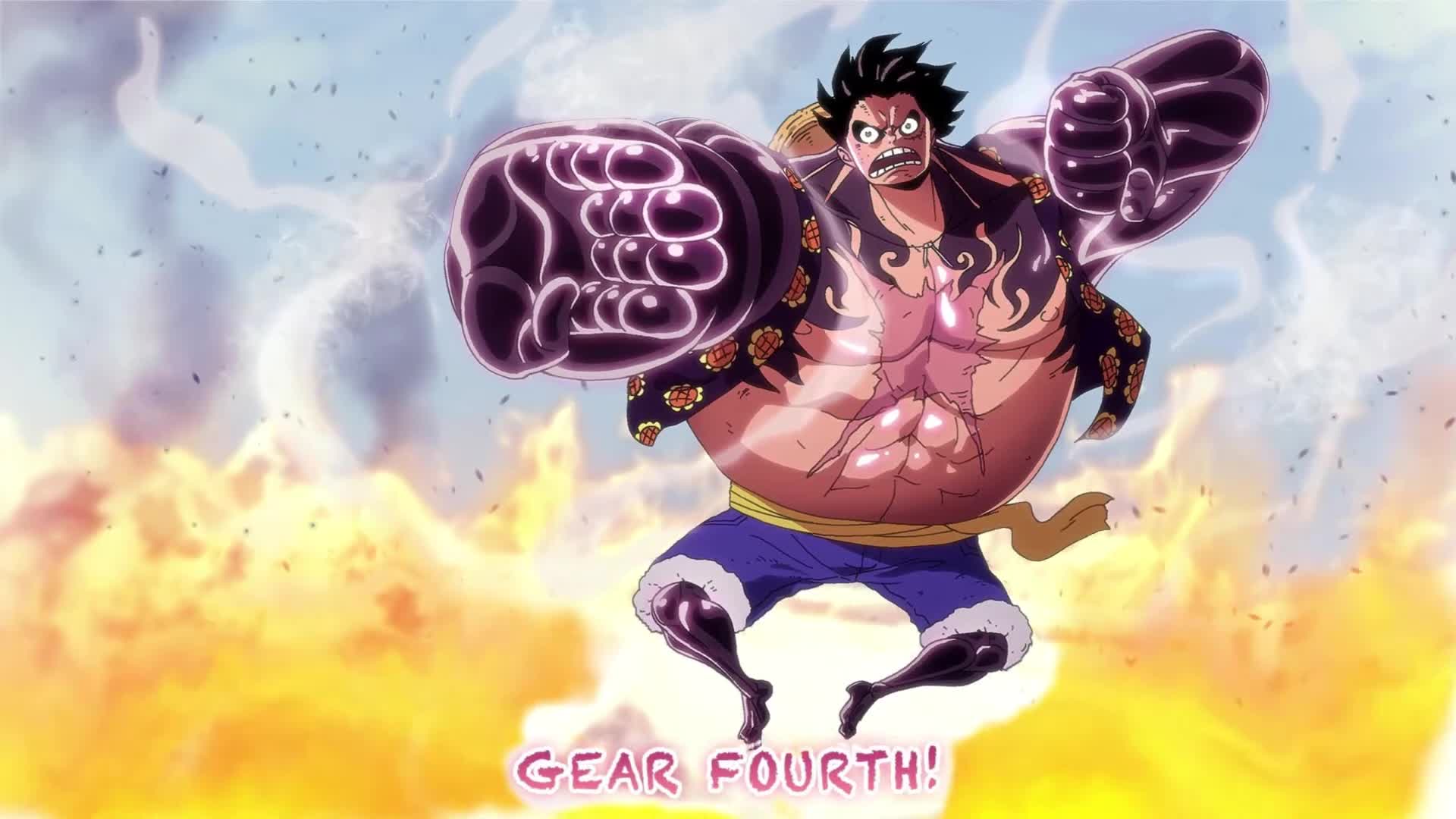 Live Wallpaper One piece Luffy Gear 4