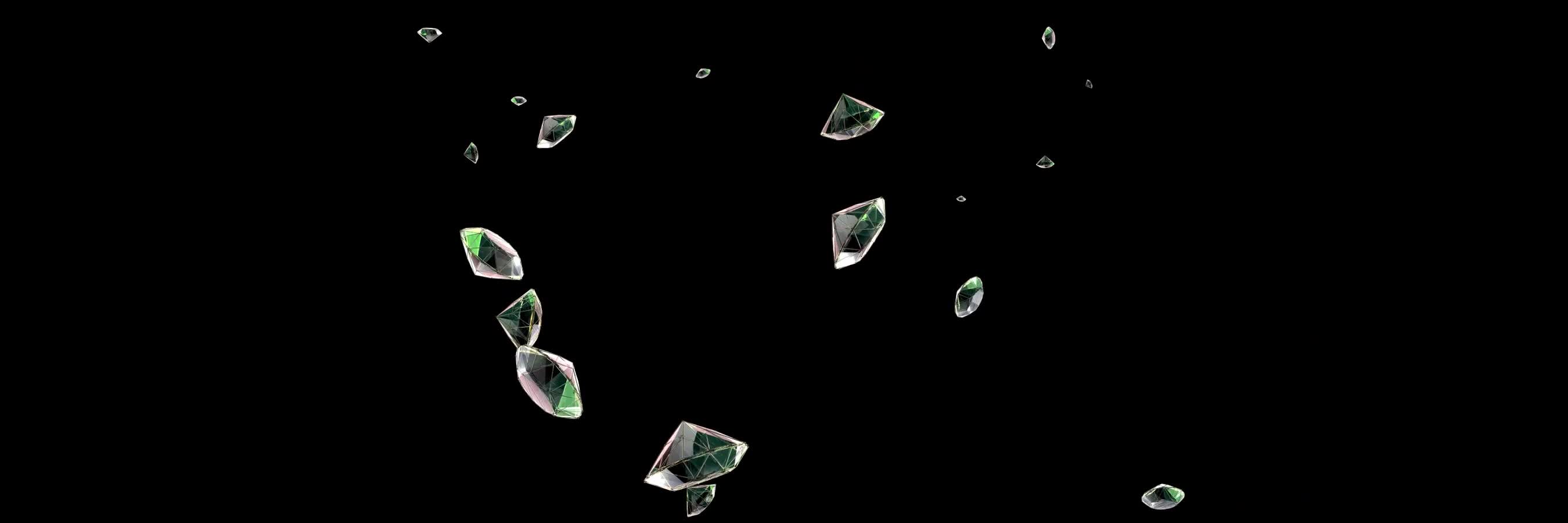 PC Falling Diamonds Live Wallpaper