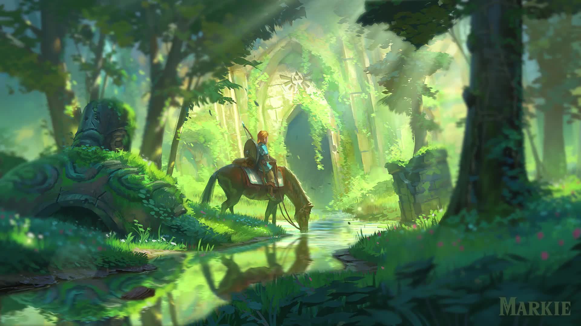 PC Legend Of Zelda Temple Time Live Wallpaper