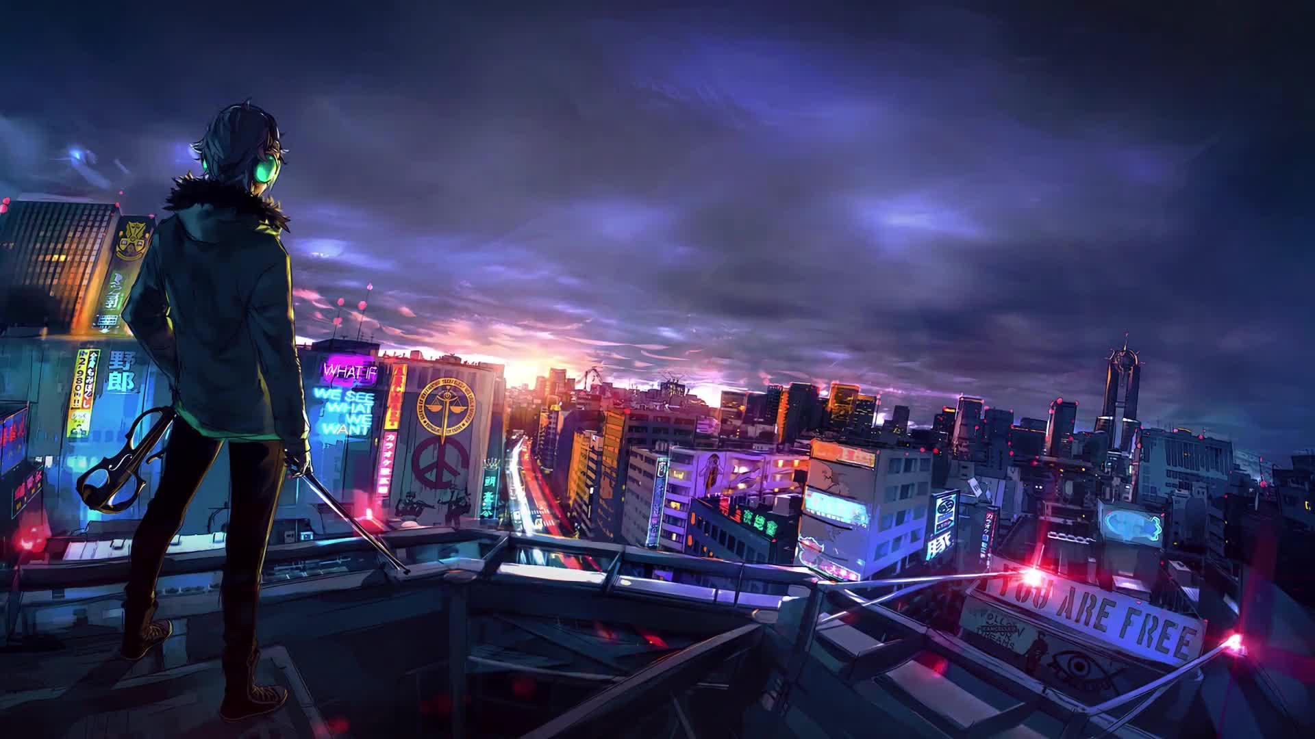 PC City Sky Live Wallpaper