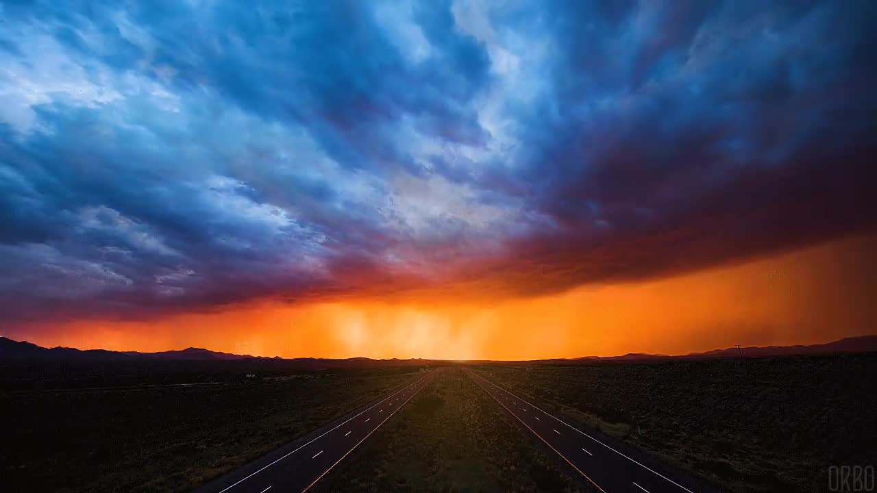 PC Clouds Road Live Wallpaper