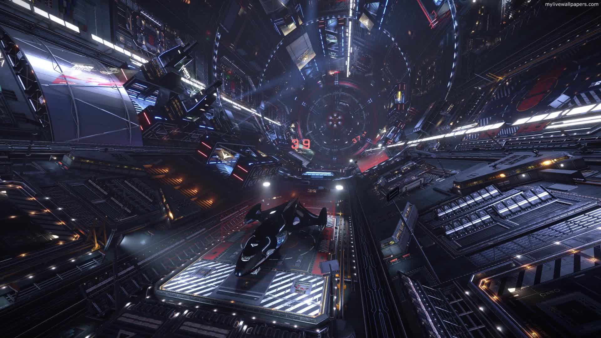 PC Elite Dangerous Imperial Cutter Live Wallpaper