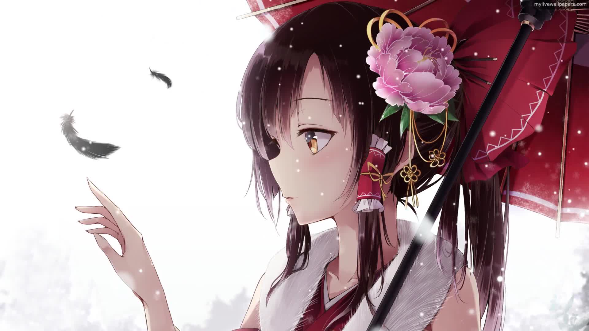 PC Hakurei Reimu Live Wallpaper live wallpaper