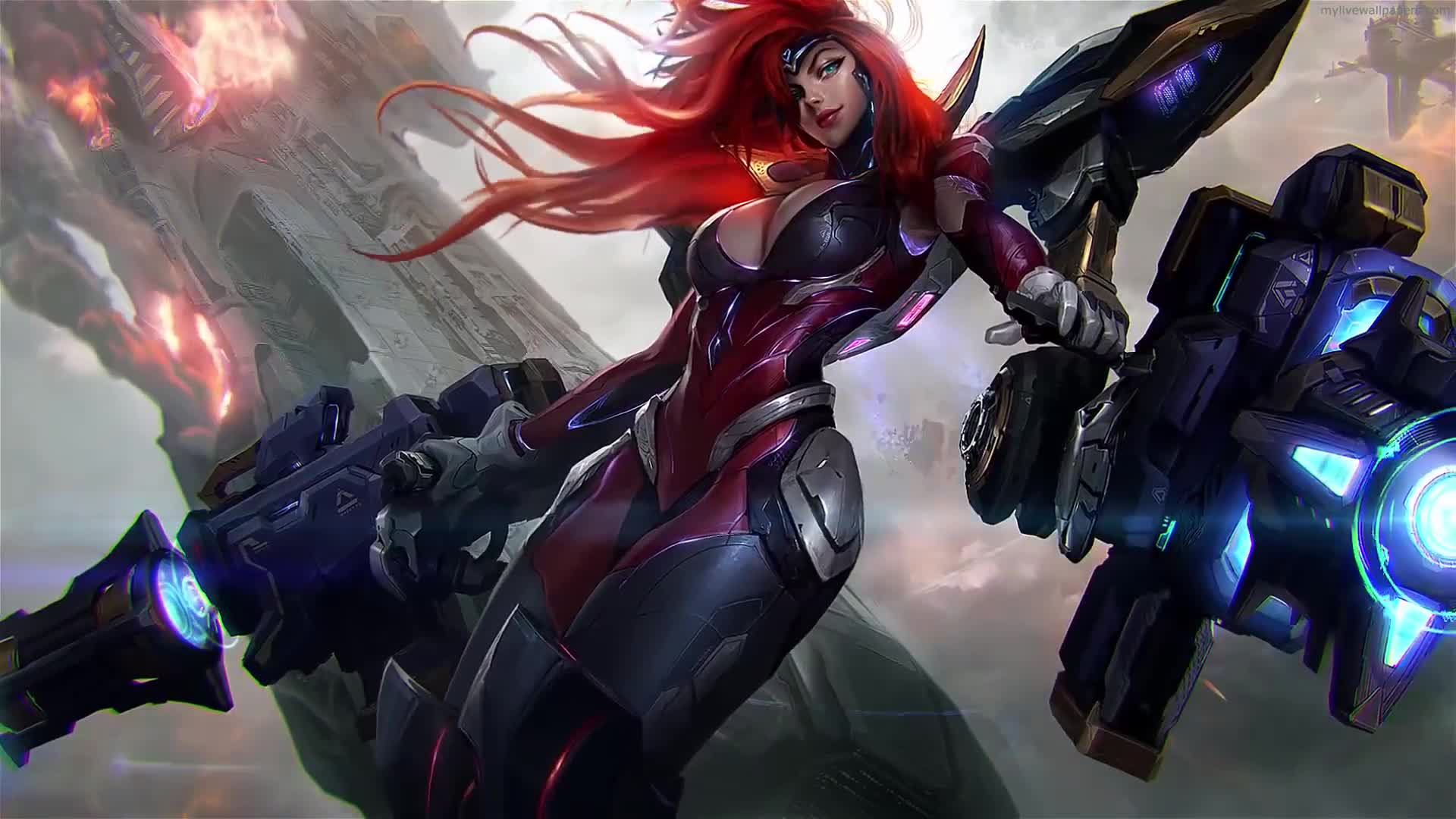 PC Gun Goddess Miss Fortune 1 Live Wallpaper
